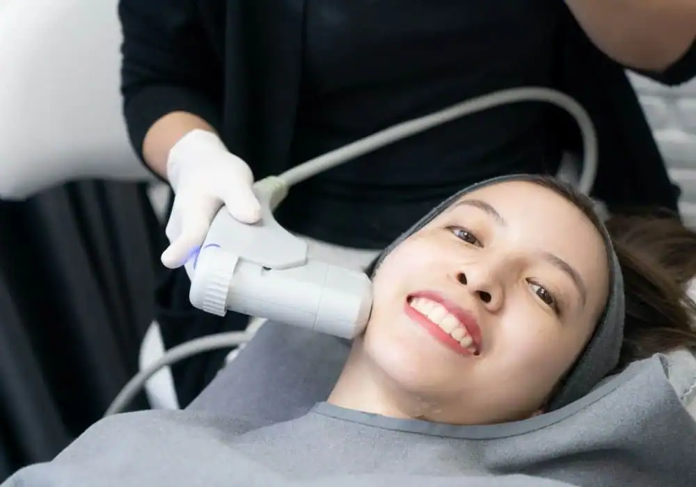 HIFU treatment Epping in progress