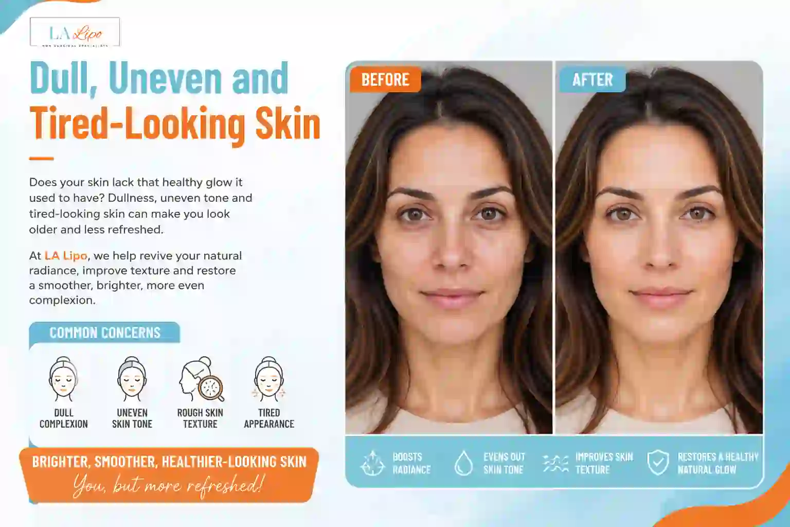 Sign #5: Dull, Uneven and Tired-Looking Skin Epping